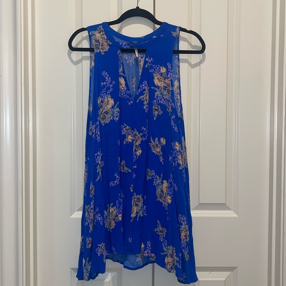 Free People Crimson Swing Tunic Trapeze Dress
